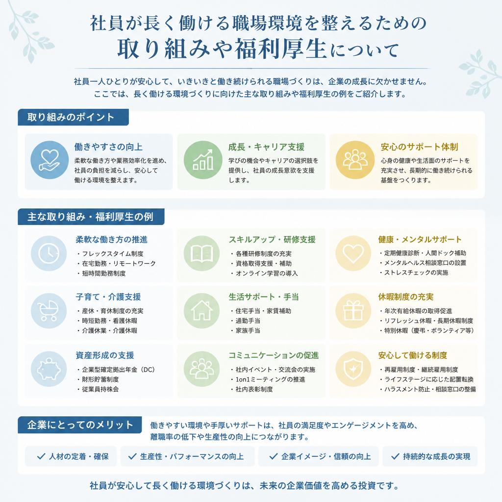定着率向上への取り組み