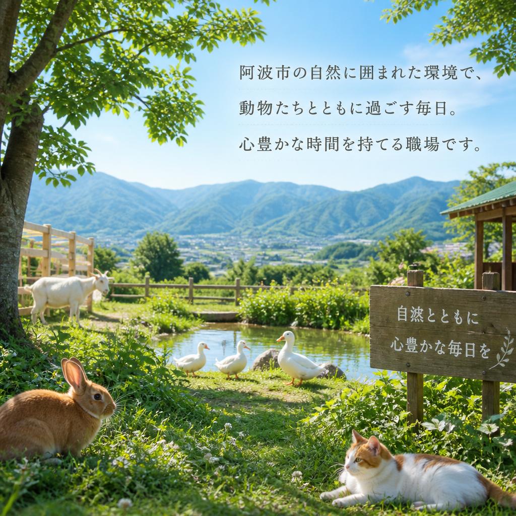 豊かな自然の中での仕事